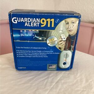Guardian Alert 911 medical alert full system with voice pendant logic mark